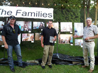 from left: Scott Vander Kolk Jr., Mike DeShetler from M & W, Scott Vander Kolk Sr. at the Havanna Night Auction for First Hand Aid in Grand Rapi