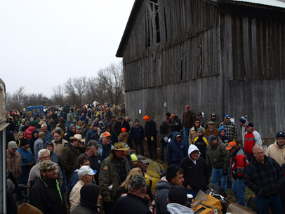 Vander Kolk conducting live auctions in Michigan since 1974 including this estate auction in Grandville, Michigan