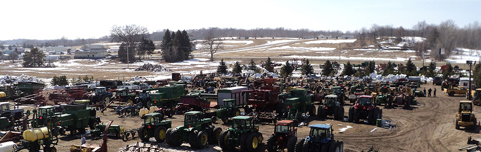 Vander Kolk Auction and Appraisal conducts one of the largest farm equipment auction in the state every year in Big Rapids, Michiga